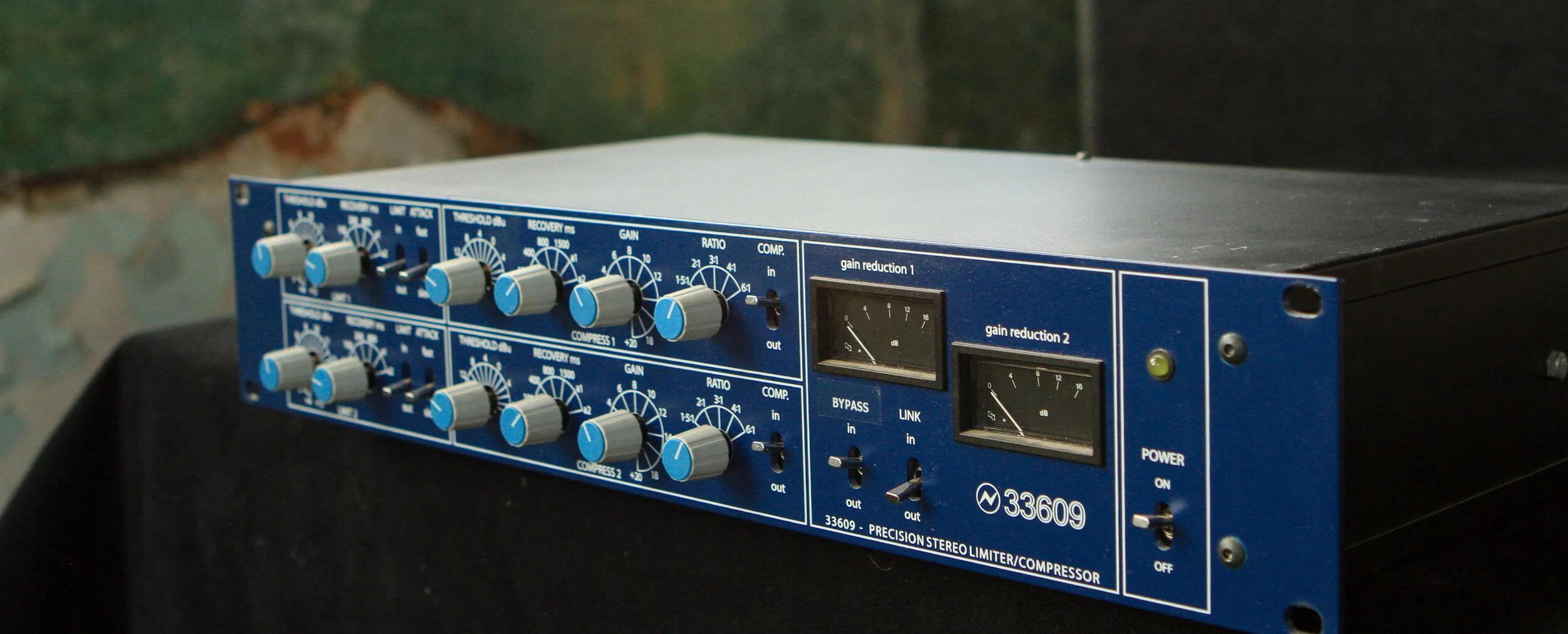 The Neve 33609 is a diode bridge compressor. A matched bridge of diodes attenuate the signal based on a control voltage. It is a masterpiece of design.